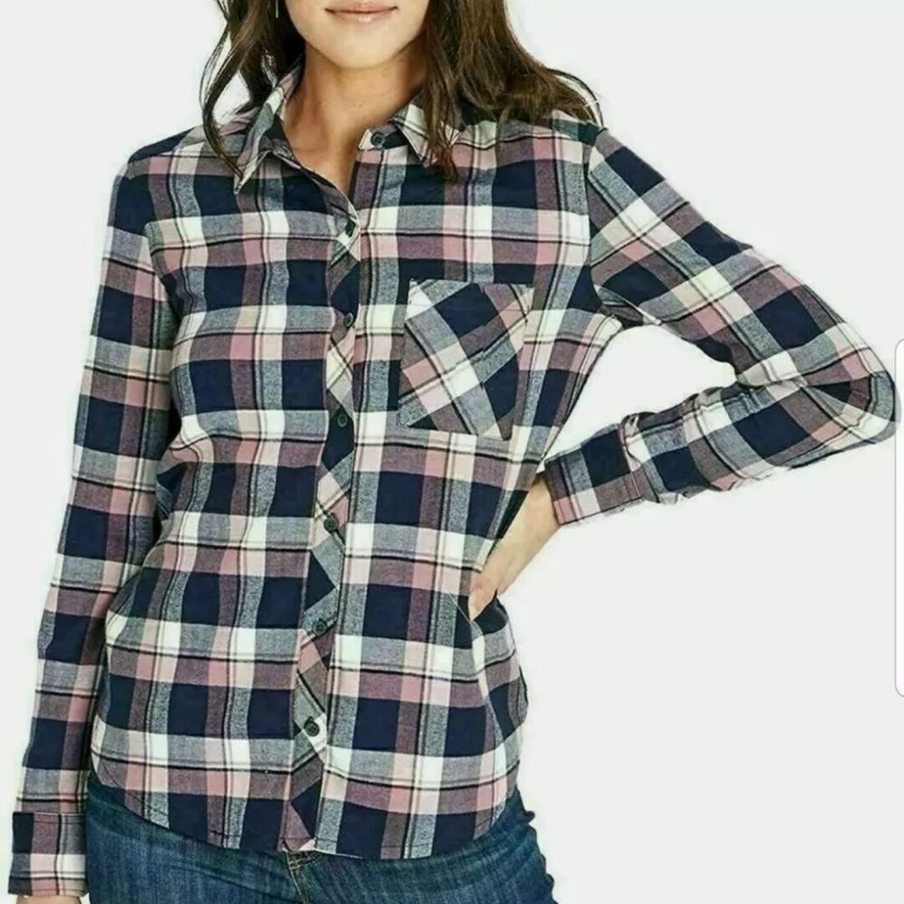 Orvis flannel shirt with side pockets size XS